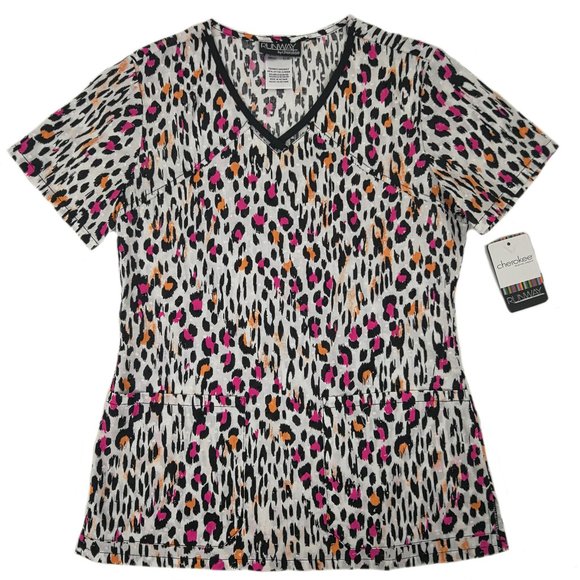 Cherokee Runway Scrub Top RW607-SIDE - Picture 1 of 6